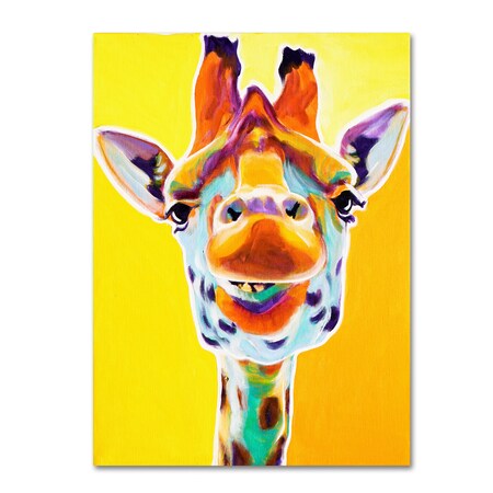 Trademark Fine Art DawgArt 'Giraffe No. 3' Canvas Art, 14x19